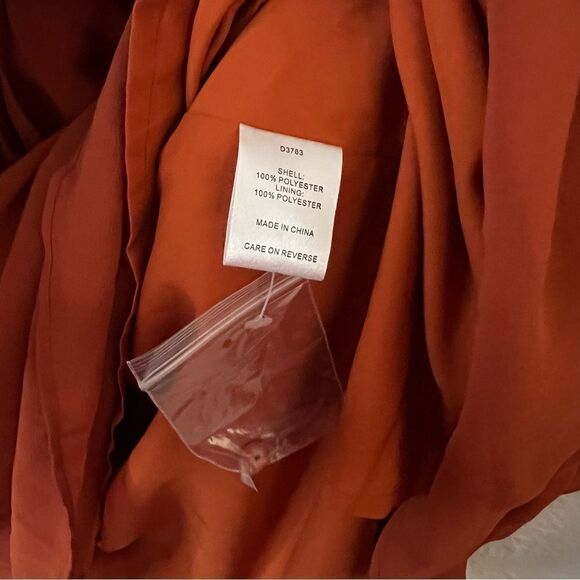 ALEXIA ADMOR Long Sleeve Fit and Flare Mini Chiffon Dress NEW Size 12 - Picture 5 of 6